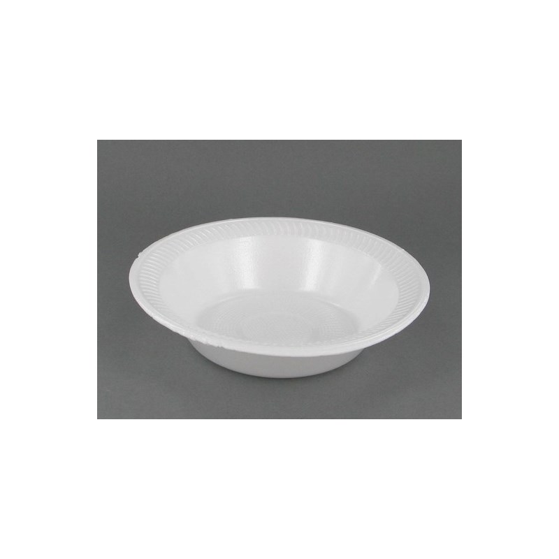 Assiette profonde Polystreen - 22,5 cm - 100 pcs